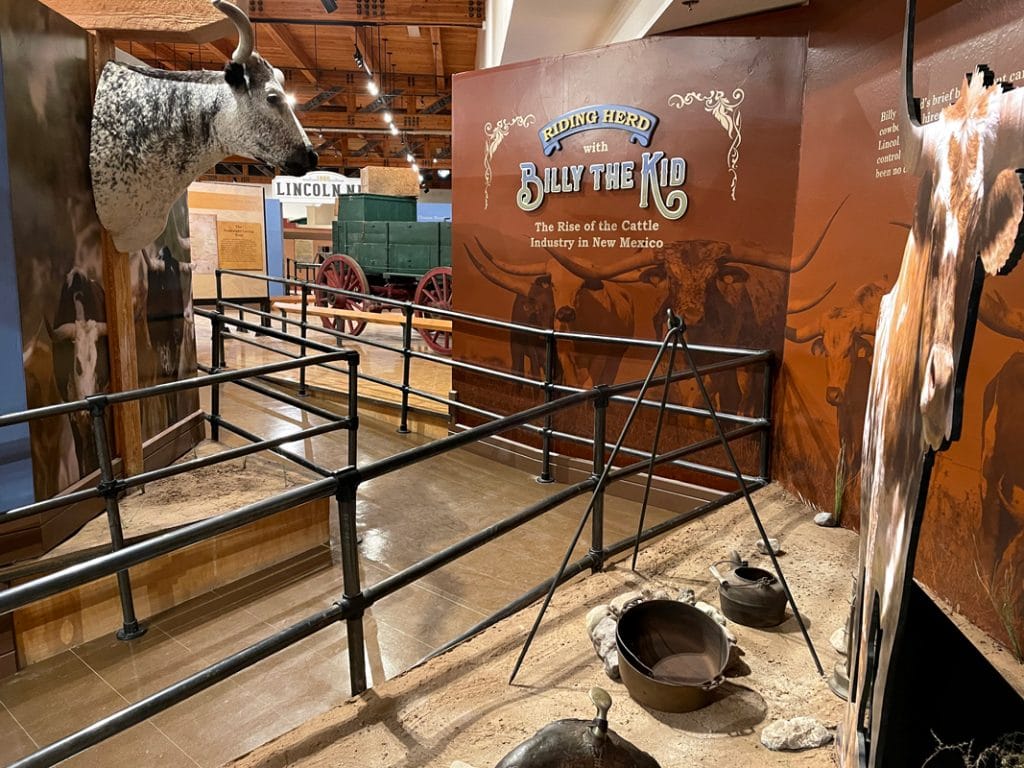 Billy the Kid exhibit entrance way