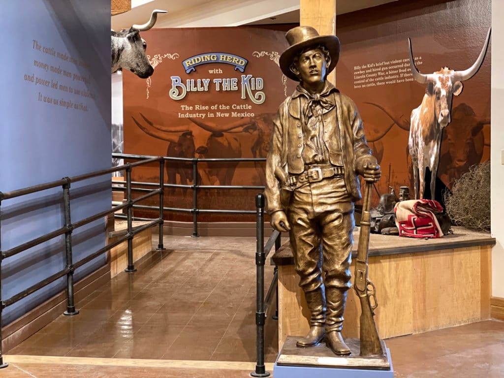 Billy the Kid exhibit entrance way